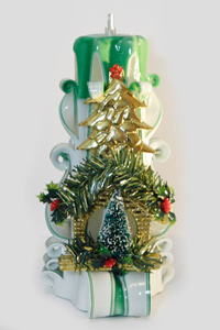 Magadol carved candles - Christmas candles catalog