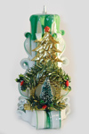 Magadol hand-made carved fire-proof candle - type 2christmas
