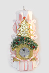 Magadol hand-made carved fire-proof candle - type 4christmas